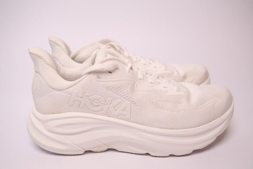 Hoka One One Clifton 10 White 1162031-WWH Women's NEW Read #2069.5